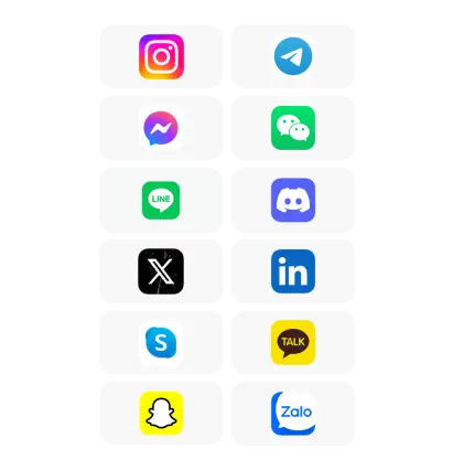 Multichannel platform communication with clients using Leaf CRM.