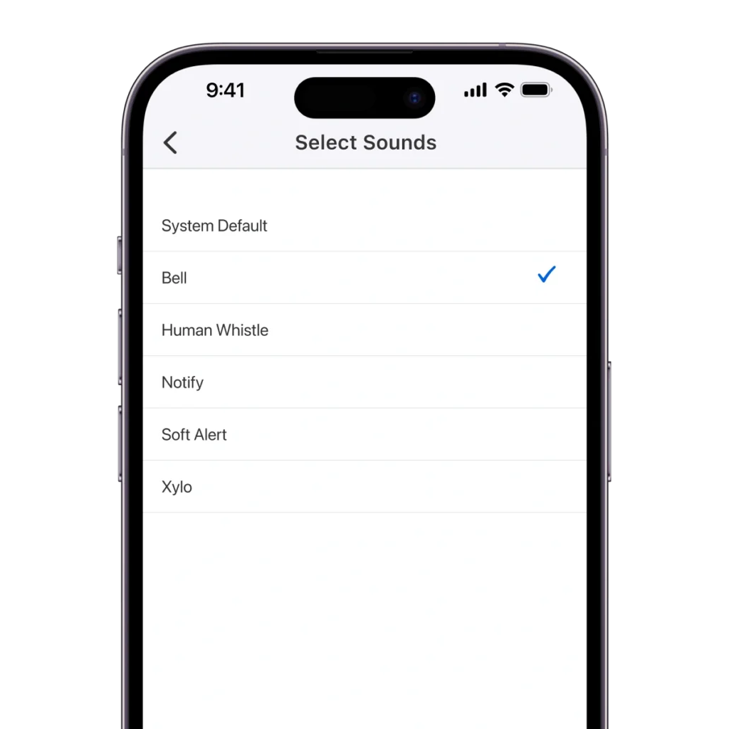 Leaf CRM provides customisation for Leaf CRM mobile app alert notifications.