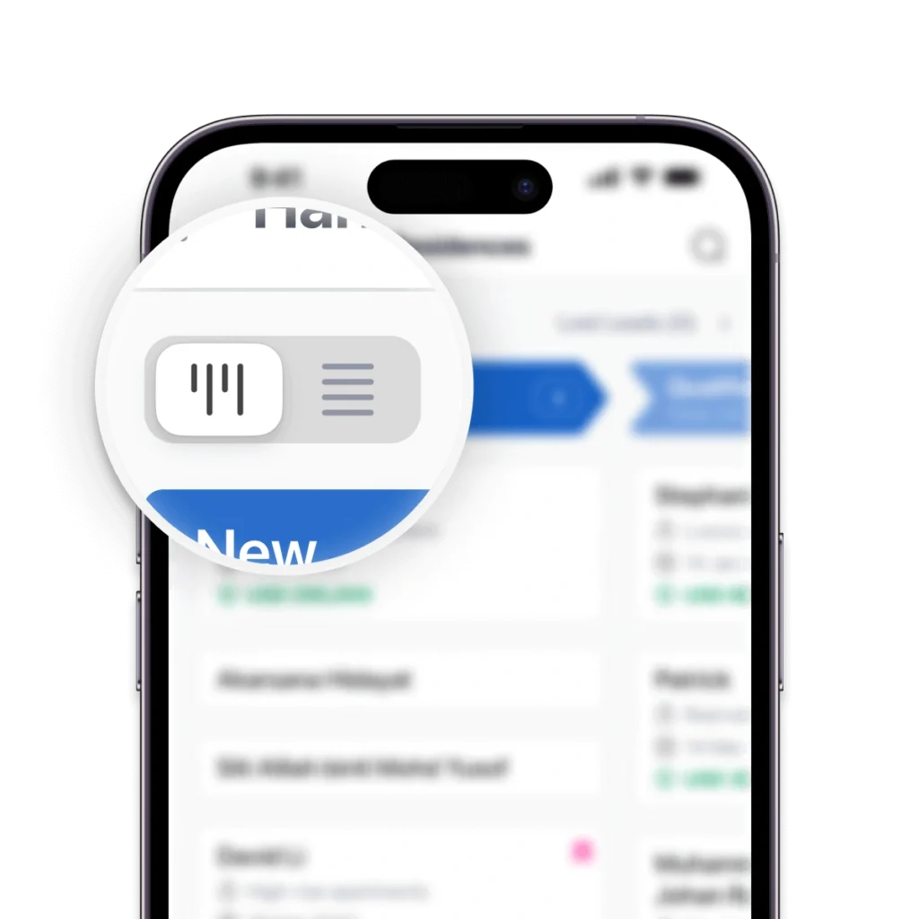 Viewing Option In Sales Pipeline—Kanban Or List View