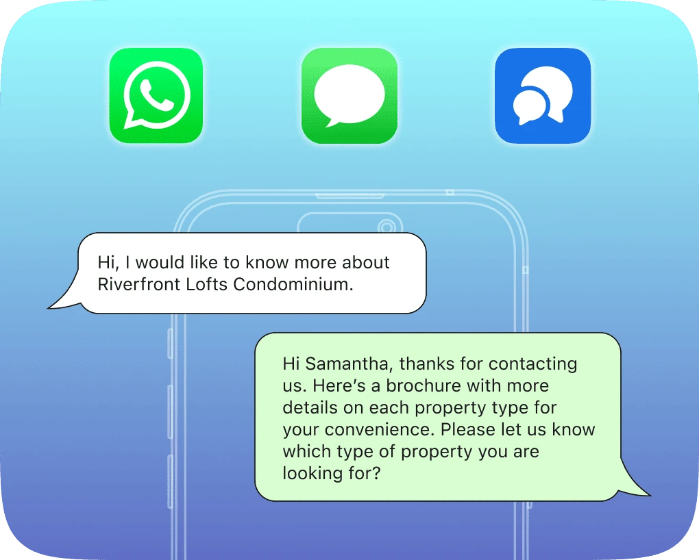 Multichannel messaging tool to communicate with clients across all platforms.