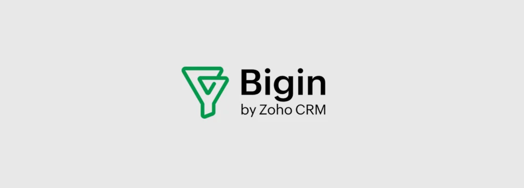 Bigin by Zoho CRM logo.